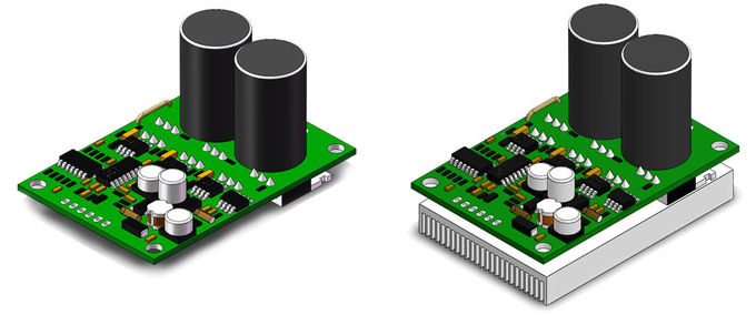 15A Current Bldc Motor Controller , Small Size Three Phase Motor Driver