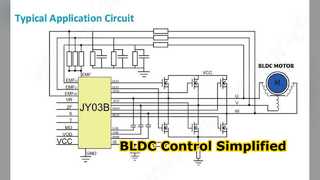 JY03B BLDC Motor Control IC Simplify Design