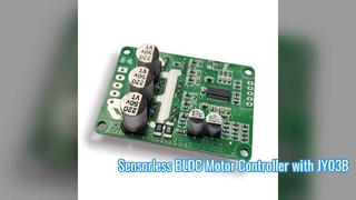 Sensorless BLDC Motor Controller with JY03B IC No Programming Needed